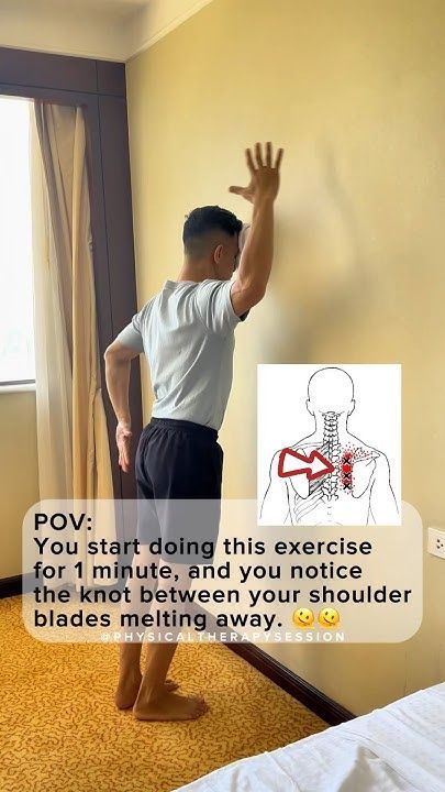 Shoulder Knots How To Get Rid Of, Physical Therapy For Shoulder, Pain Between Shoulder Blades, Shoulder Blade Stretch, Garden Gym, Shoulder Muscle, Shoulder Impingement, Shoulder Exercises, Shoulder Knots