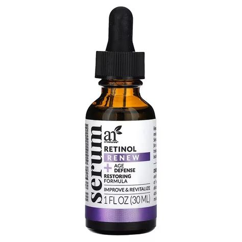 artnaturals, Retinol Renew Serum, 1 fl oz (30 ml) Women Supplements, Supplements For Women, Retinol Serum, Spicy Fragrance, Evening Primrose Oil, Fish Oil, Women's Health, Glass Containers, Multivitamin