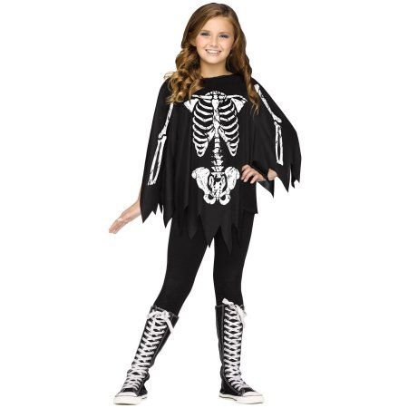 Twins Halloween Costumes, Mommy Baby Halloween Costumes, Poncho Costume, Kids Halloween Costume Ideas, Costumes Girls Halloween, Skeleton Clothes, Halloween Costumes Boys, Quick Costumes, Costumes Scary