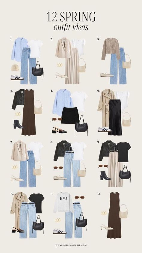 Minimalist Wardrobe Capsule, Smart Casual Women Outfits, Capsule Wardrobe Women, Stile Casual Chic, Casual Work Outfits Women, Summer Outfits 2024, Capsule Wardrobe Outfits, Fashion Capsule Wardrobe, Chique Outfits