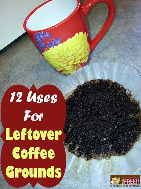 12 Uses For Leftover Coffee Grounds! If there is one thing in my house I use on a regular basis and can always count on having on hand… it would be leftover coffee grounds! Every day I have at least 2 cups of coffee, as does Hubby, so we have leftover grounds and we just toss them, but there are so many uses for them! So I thought I would research some ways to use them and share them with you! So, next time you make a pot/cup of coffee think about those grounds and check out these great ways ... Leftover Coffee Grounds, Leftover Coffee, Uses For Coffee Grounds, Lighter Fluid, Money Saving Meals, E Mc2, Frugal Tips, Budget Friendly Recipes, Money Saver