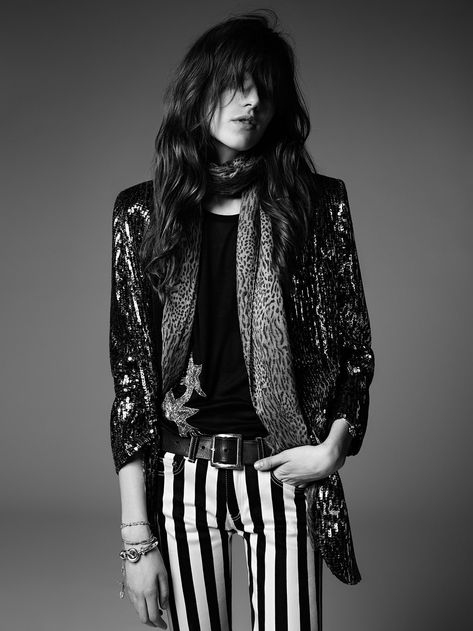 The PSYCH ROCK collection from Saint Laurent by Hedi Slimane | Vogue Paris Psych Rock, 70s Mode, Glam Rock Style, Fashion 70s, Rock N Roll Style, Rock Outfit, Paris Mode, Edgy Chic, Hedi Slimane