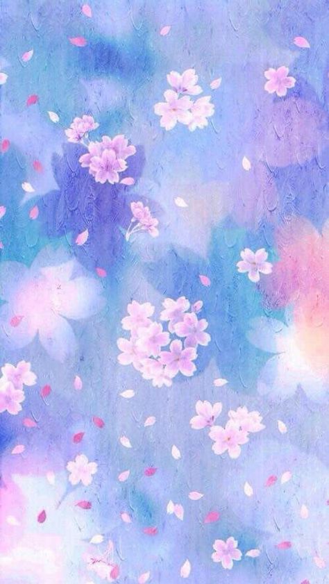 Uploaded by r e y. Find images and videos about pink, blue and sweet on We Heart It - the app to get lost in what you love. Blue Cherry Blossom Wallpaper, Gift Wrapper, Pretty Backgrounds, 수채화 그림, Flower Background Wallpaper, Flower Phone Wallpaper, Pastel Wallpaper, Cute Backgrounds, Cellphone Wallpaper