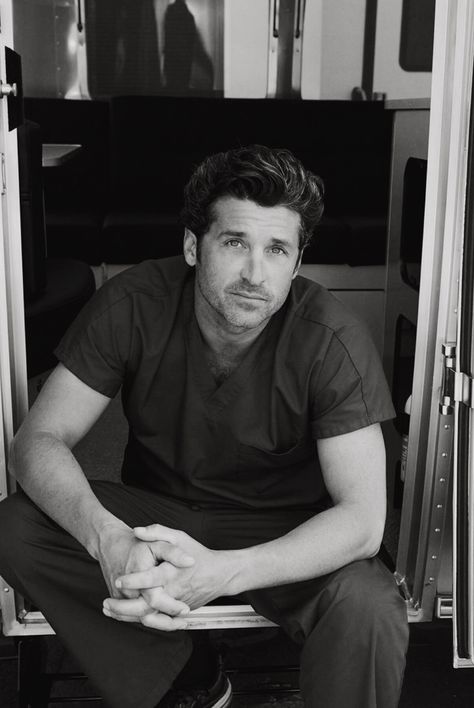 Patrick Demsey, Patrick Dempsy, Dr Mcdreamy, Greys Anatomy Men, Rodeo Photography, Portrait Celebrity, Greys Anatomy Derek, Owen Hunt, Meredith And Derek