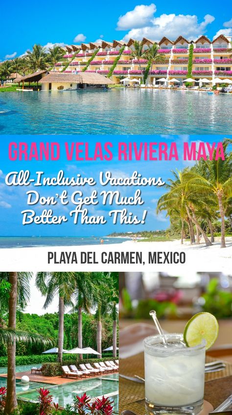 Grand Velas Riviera Maya in Playa del Carmen, #Mexico - — All-Inclusive Vacations Don’t Get Much Better Than This! Grand Velas Riviera Maya, Bahamas Honeymoon, Riviera Maya Resorts, Cancun Tulum, Bahamas Vacation, Travel America, Travel Facts, Maui Vacation, All Inclusive Vacations