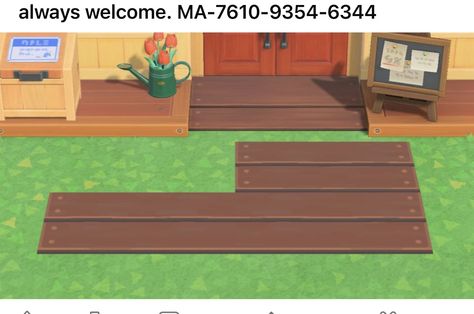 Nooks Cranny, Wooden Path, Acnh Codes, Animal Crossing Wild World, Island Theme, Mini Golf Course, Acnh Inspo, New Animal Crossing, Animal Crossing Game