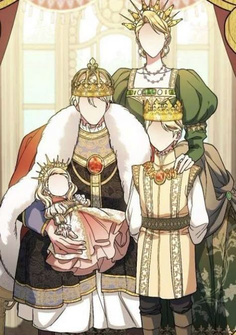 Royal Family Drawing Base, Anime Royal Family, 가족 일러스트, Marriage Of Convenience, Royal Marriage, Anime Siblings, Queen Anime, Manga Drawing Tutorials, Roleplay Characters