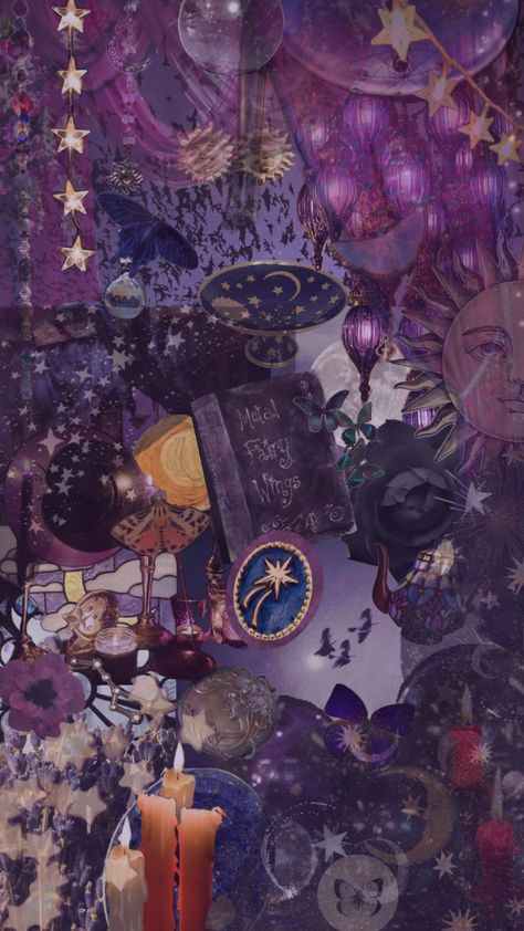 #whimsigoth #whimsical #whimsigothic #whimsigothaesthetic #purple #witchy #aesthetic Purple Witchy Aesthetic, Witchy Aesthetic, Your Aesthetic, Connect With People, Creative Energy, Energy, Purple, Wall