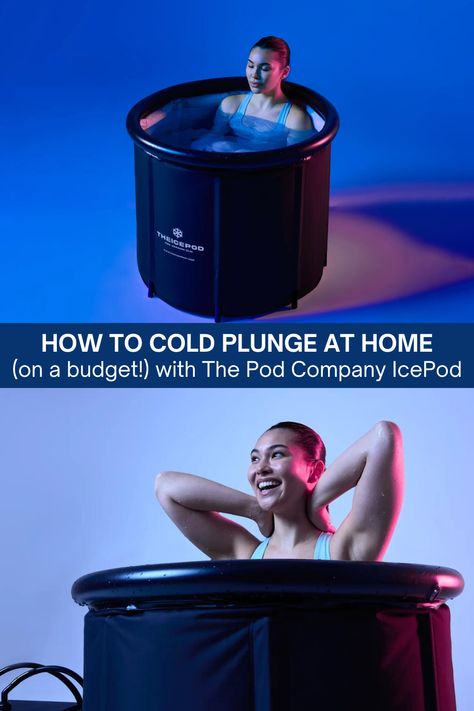 How to Cold Plunge at Home on a Budget Healthy Woman, Setting Up A Budget, Cold Plunge, Healthy Living Motivation, Home On A Budget, Fitness Community, Running For Beginners, Life Board, Eating Clean