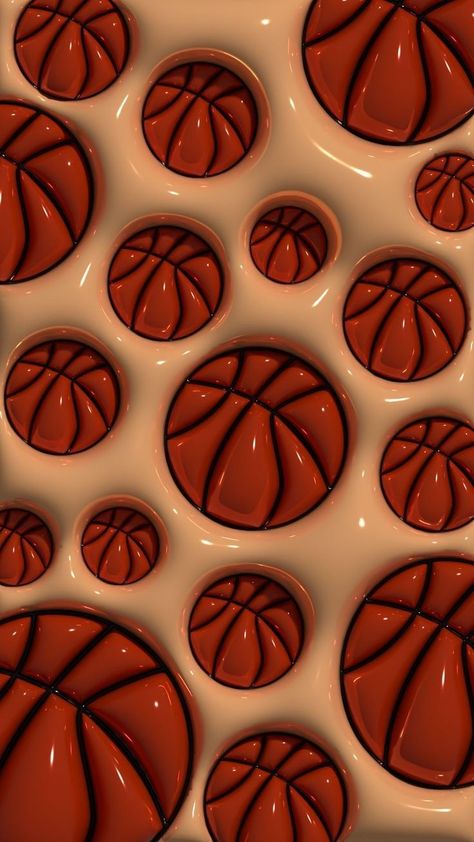 Puff Wallpaper, Tatuaje Hello Kitty, Wallpaper Basketball, Cool Basketball Wallpapers, Basketball Aesthetic, 3d Wallpaper Cute, 3d Wallpaper Iphone, Jelly Wallpaper, Iphone Ideas