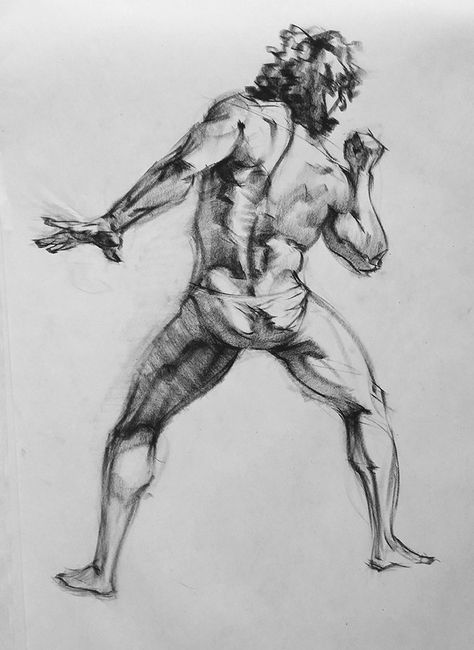 conte on newsprint  www.facebook.com/marcin.warzecha.art Master Studies Drawing, Classical Figure Drawing, Human Figure Sketches Charcoal, Man Physique Sketch, Old Master Figure Drawing, Life Drawing Pose, Male Figure Drawing, Human Anatomy Drawing, Human Figure Drawing