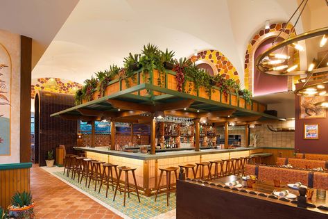 GrizForm Design Architects delivers a Tex-Mex style for Ometeo Bar Modern, Gable House, News Cafe, Vintage Objects, Design District, Private Dining, Acoustic Panels, Tex Mex, Commercial Design