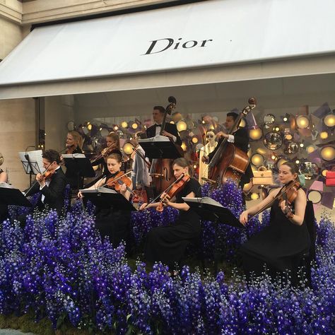 Xmas Music, Mother's Day Theme, Event Flowers, Kew Gardens, Bond Street, Another Man, British Vogue, Fashion Editorial, Orchestra