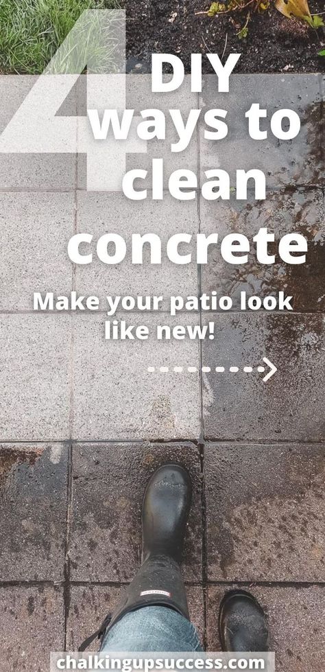 Outdoor Concrete Floors, Outdoor Concrete Stain, Patio Cleaning, Concrete Front Porch, Concrete Cleaner, Concrete Stain Patio, Concrete Curbing, Concrete Patio Makeover, Clean Concrete