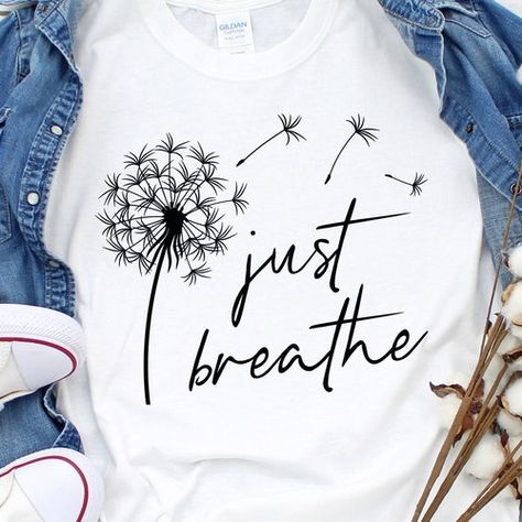 Just Breath With Dandelion Tattoo, Dandelion Cricut Svg, Just Breathe Svg Free, Dandelion Svg, Breathe In Breathe Through Breathe Deep, Photo Props Diy, Skin Rugs, Bear Rug, Family Wedding Photos