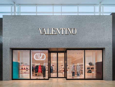 Gallery of Valentino Yorkdale Store | Michael Muraz Photography | Media - 1 Valentino Store, Translucent Wall, Retail Facade, Valentino Logo, Dark Fairycore, Wall Systems, Photography Photos, Logo Embroidered, Havana