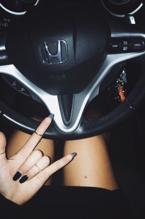 dianakuts Honda Car Keys Aesthetic, Honda Fit Aesthetic, Honda Aesthetic, Gray Instagram, Girls Driving, Jdm Honda, Honda (car), Fits Aesthetic, Honda Logo