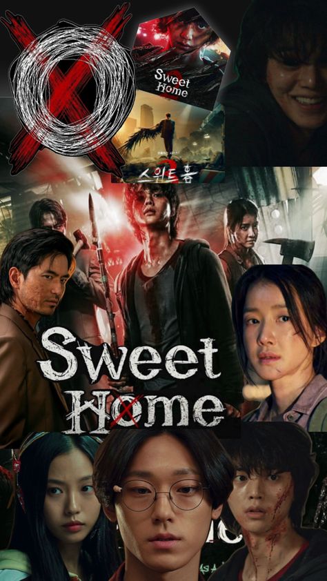 Kdrama “Sweet home” wallpaper Sweet Home Wallpaper, Asthetic Picture White And Black, Go Min-si, Something Funny, Most Paused Movie Scenes, Kpop Posters, Korean Drama Best, Drama Film, World Cultures