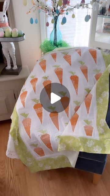 The Pattern Basket on Instagram: "Off to be quilted! Oh I can’t wait to get this sweet carrot quilt back. I used blocks from my Veggie Garden pattern and I just love the way it turned out 🥕🥕🥕

#thepatternbasket #quiltpattern #mypiecingmethod #easypiecing #quiltshop #quiltfabric #quilting #piecedquilt #newpattern #quiltlove #quilter #springquilt #showmethemoda #modafabrics #quiltshop #modafabrics #carrotsticks #carrotquilt #carrots #sewingroom #quiltstudio #decoratingwithquilts #easterquilt #easter #piecedblocks #newpattern #quilted #lovetoquilt #quiltlove #madebyhand" Sweet Carrot, Carrot Sticks, Spring Quilts, Garden Pattern, Quilting Studio, Quilting Patterns, Veggie Garden, Moda Fabrics, Quilt Piecing