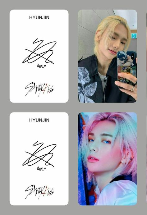 Printable Photo Card Straykids, فوتوكارد Stray Kids, Skz Photo Cards Printable, Hyunjin Photo Card, Photo Cards Skz, Skz Pc Template, Stray Kids Stickers Printable, Stray Kids Photocards Printable, Stray Kids Pc Template