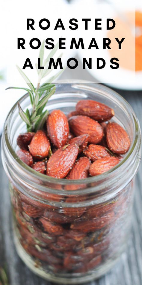 Spiced Almonds Recipe Savory, Rosemary Almonds Roasted, Spiced Almonds Savory, Almond Recipes Savory, Savory Almonds Recipes, Roasted Almonds Recipe Savory, Roasted Almonds Oven, Spiced Almonds Recipe, Flavored Almonds Recipe