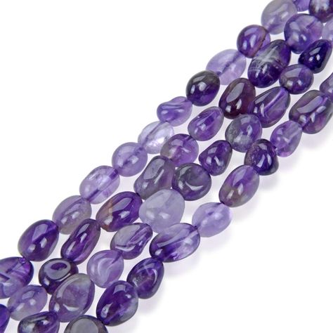 PRICES MAY VARY. (1 strand ~ 54 to 59pcs Per Strand, ~ 15 inch Per Strand), Stone/material: Amethyst, natural stone, no dyed, no color enhanced ✦ Beautiful smooth Natural free form gemstone beads, they present great uniqueness and characters, and are perfect for earrings, bracelet, anklet, necklace, charms, keychains, and all kinds jewelry or craft making ✦✦ Please check all the pictures and product attributes to make sure this kind of highly irregular/free form beads meet your need before placi Necklace Charms, Jewelry Making Project, Stone Material, Ruby Zoisite, Craft Making, Mala Beads, Gem Stone, Beads Jewelry, Amethyst Gemstone