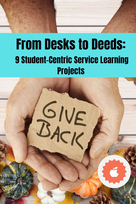 Classroom Service Projects, Service Learning Projects For Elementary, Service Projects For Elementary Students, School Service Projects, Middle School Ideas, Character Building Activities, Service Learning Projects, Service Projects For Kids, Community Service Ideas