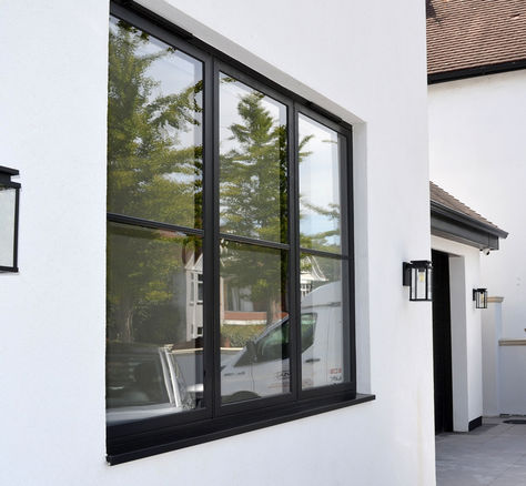 Casement Windows | Alu-tec UK Ltd French Casement Windows, French Floor, Contemporary Windows, Window Manufacturers, Skylight Window, Aluminium Windows And Doors, Casement Window, Window Awnings, County House