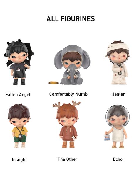 Price: 3,300 PHP | Date of Purchase: 05/ 2023| Material: ABS/PVC Size: Height about 5.9-11.4 cmThe whole set contains 6 blind boxes (There is no repeated figurine if you buy a whole set) *A certain chance to win a secret edition Hirono Figures, Art Toys Design, Blind Boxes, Brand Pop, Pop Mart, Sonny Angel, Character Design Animation, Cute Little Things, Designer Toys