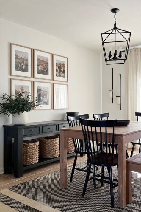 Dining Room Walls, Farmhouse Design, Kitchen Table, Dining Room, Dining Table, Wall