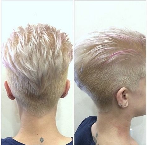 Undercut+for+Girls+-+Short+Haircuts+2015 Cimorelli, Girls Short Haircuts, Short Hair Undercut, Super Short Hair, Trendy Short Haircuts, Popular Haircuts, Very Short Hair, Undercut Hairstyles, Short Blonde