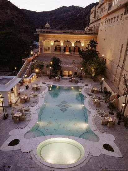 Samode Palace, Luxury Swimming Pools, Dream Mansion, Luxury Pools, John Henry, Dream Pools, Palace Hotel, Swimming Pool Designs, Luxury Homes Dream Houses