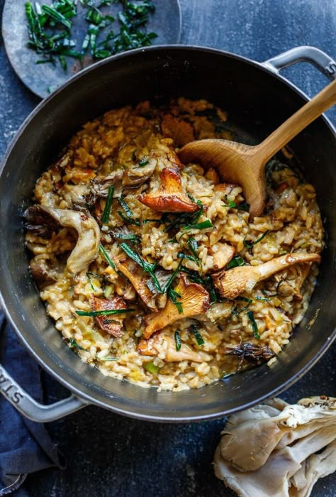 Joe Wicks Recipes, Leek Risotto, Mushroom Leek, Feasting At Home, Joe Wicks, Vegetarian Thanksgiving, Rosemary Garlic, Chicken With Olives, Seared Salmon