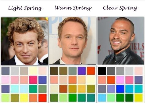 Color Palette Men, True Spring Color Palette, Warm Spring Outfits, Colors Clothes, Light Spring Color Palette, True Spring Colors, Colour Studies, Men Styling, Business Attire For Men