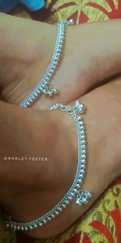 Kolusu Designs Silver Simple, Painjan Designs Silver Simple, Leg Chain Anklets Indian Silver, Pattilu Designs Silver Simple Latest, Silver Pattilu Latest Designs, Kolusu Designs Silver, Silver Patilu, Pattilu Designs Silver, Nupur Design