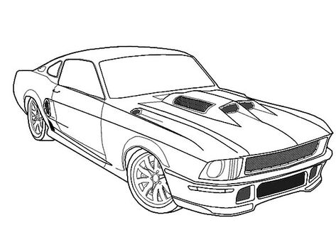 Fast Car Mustang Coloring Pages : Best Place to Color Mustang Coloring Pages, Mustang Gt Drawing Sketch, Bmw Coloring Pages, Car Drawing Mustang, Ford Mustang Sketch, Mustang Car Coloring Pages, Car Mustang, Cars Coloring, Team Umizoomi