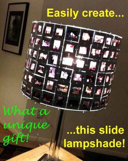 Slides Lampshade, Slide Lamp Shade, Photo Slide Lamp Shade, Film Lamp Shade, Record Lamp Shade, Custom Photo Lamp, Images To Color, Slide Projector, Photo Slides