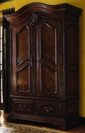 Armoire Decorating Ideas, Cool Bedroom Furniture, Elegant Living Room Furniture, Bedrooms Furniture, Bed Designs With Storage, Wooden Wardrobe Design, Tv Armoire, Sideboard Decor, Wood Bed Design