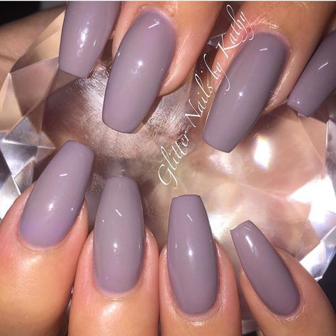 Beige Purple Nails, Brownish Purple Nails, Dull Purple, Brownish Purple, Nail Nail, Nails Inspo, Purple Nails, Nails Art, Nail Ideas