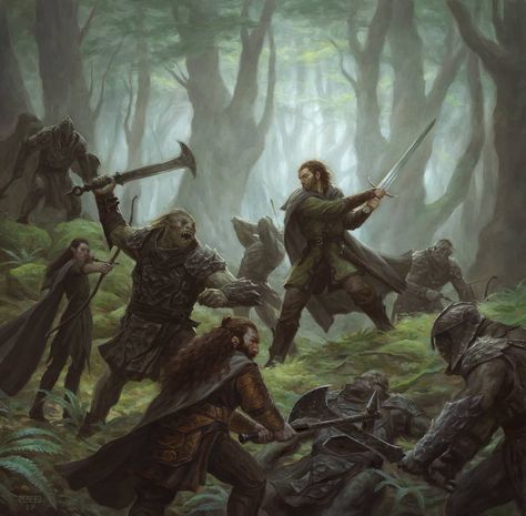 The Battle of Amon Hen by Chris Rahn #journeysinmiddleearth #middleearth #jrrtolkien #tolkienart #tolkien #middleearthmemories #lordoftherings  #fantasy #fantasyart #art #artist  via ✨ @padgram ✨(http://dl.padgram.com) Chris Rahn, Middle Earth Art, Tolkien Art, Lotr Art, Concept Art World, Fantasy Battle, Knight Art, Fantasy Concept Art, High Fantasy