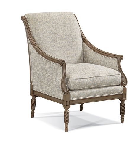 1146 | Page 2 | Sherrill Furniture Company - Made in America Leather Interior Design, Traditional Accent Chair, Sherrill Furniture, Carved Chairs, Family Room Furniture, Classical Furniture, Console Furniture, Classic House Exterior, Classic Armchair