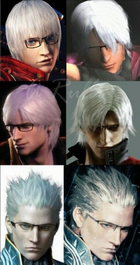 Devil Trigger, Random Games, Character Actions, Dante Devil May Cry, Dmc 5, Single Dads, Wearing Glasses, Twin Brothers, Devil May Cry