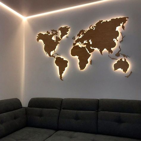 Wooden World Map, World Map Wall Decor, World Map Decor, Wooden Map, Map Wall Decor, Designer Wall, World Map Wall Art, Map Decor, World Map Wall