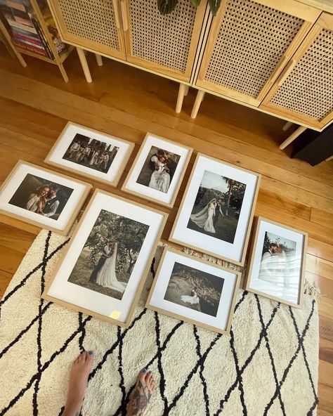 How to Design a Wedding Photo Gallery Wall | Inkifi Photo Gallery Wall Living Room, Wedding Photo Gallery Wall, Picture Wall Layout, Photo Gallery Wall Layout, Wedding Photo Wall Display, Wedding Photo Wall, Wedding Gallery Wall, Wedding Picture Walls, Photo Gallery Wall