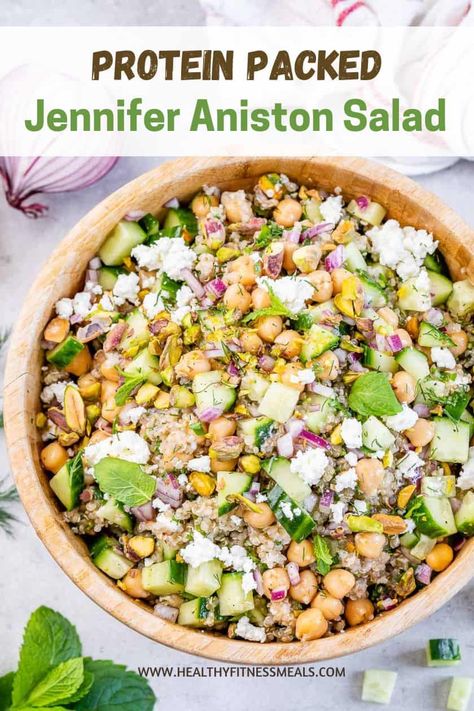 Jennifer Aniston Recipes, Salad As A Meal Main Dishes, Jenifer Aniston Salad, Jen Aniston Salad, Jennifer Anniston Salad Recipes, Jennifer Aniston Salad Recipe, Salad Station, Jennifer Aniston Salad, Aniston Salad