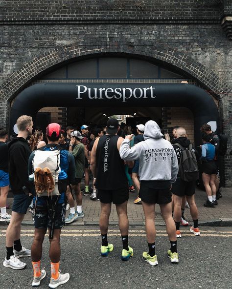 Puresport Clubs | Hackney Weekend Thank you all for coming down for the opening of the Hackney Clubhouse and making it an amazing weekend. Congratulations… | Instagram Puresport Run Club, Running Group Aesthetic, Running Club Aesthetic, Run Club Aesthetic, Work Life Aesthetic, Running London, Running Outfit Men, Running Fits, Urban Running