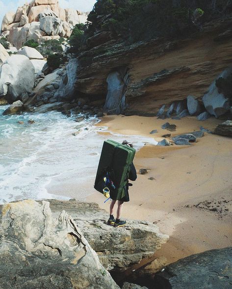 Satisfy | Where the mountains meet the sea.   Last March, we took climbers Teo, Francesca, Alessio, and Paolo on an expedition in Sardinia to test… | Instagram Trad Climbing, An Unexpected Journey, Climbing Gear, Adventure Aesthetic, Photo Boards, Go Outdoors, Adventure Sports, Tree Hugger, Gap Year