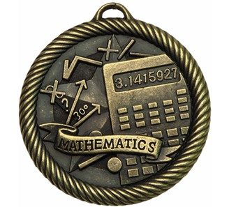 Math Gold Medal - Jones School Supply Glass Plaques, Crystal Paperweight, School Supply, Glass Stars, Ribbon Art, Overland Park, Teaching Materials, Gold Medal, Bronze Color