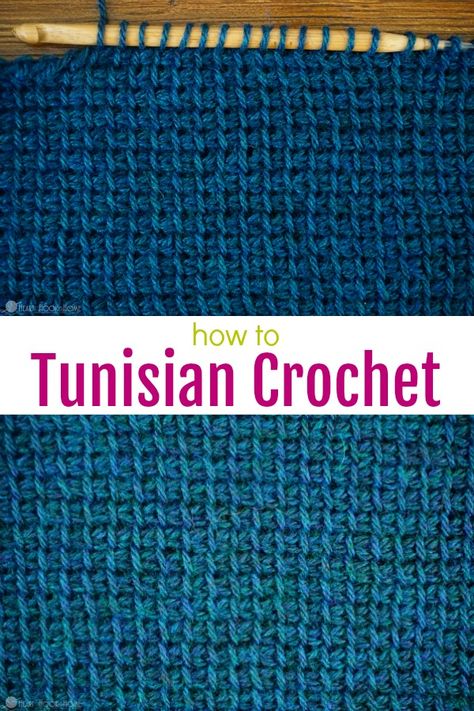 Are you wanting to learn Tunisian Crochet? Then this Tunisian Simple Crochet tutorial is for you! How To Tunisian Crochet For Beginners, Crochet Tuscan Blanket, Tunisian Crochet For Beginners Tutorials, Simple Tunisian Crochet Blanket, Tuscan Crochet How To, Tunisian Simple Stitch Blanket, Tuscan Crochet Patterns, Tuscan Stitch Crochet, Crochet Tuscan Stitch