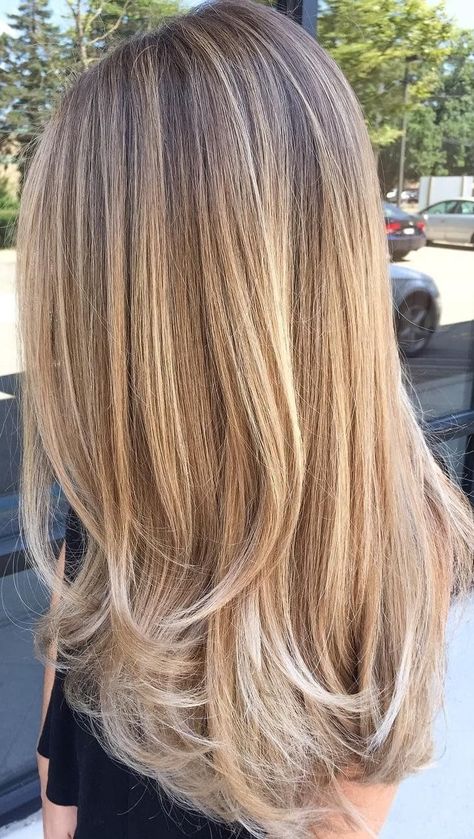 Sephora Contour, Layers Haircut, Balayage Straight Hair, Makeover Makeup, Balayage Hair Color Ideas, Summer Blonde Hair, Balayage Hair Color, Blonde Short, Brunette Hair With Highlights